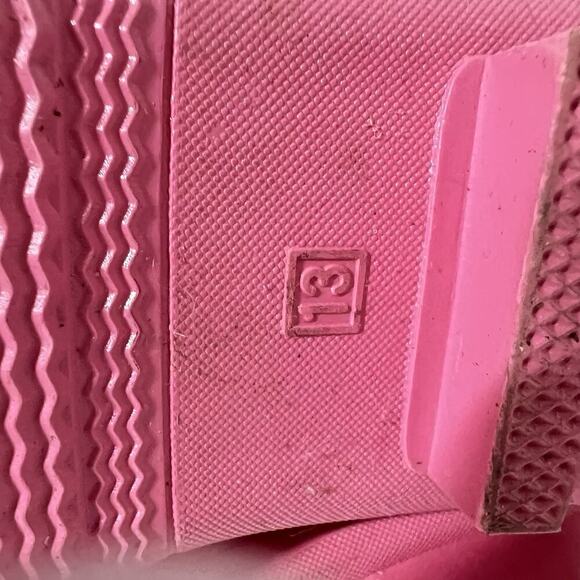 Joyfolie Girls Size 13 Molly Rain Boots Pink Bow - Picture 11 of 11